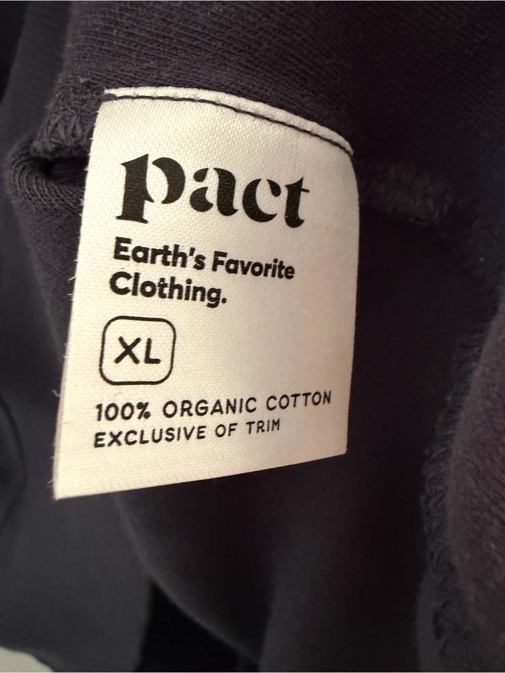 Pact Women's Organic Cotton Airplane Dolman Top XL - Picture 8 of 9